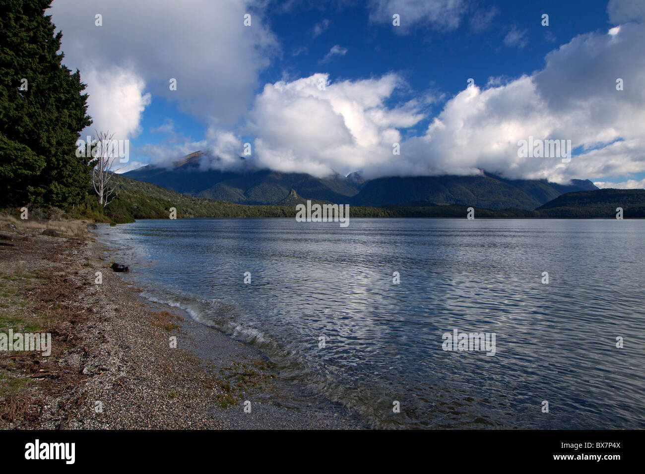 Manapouri Lake, South Island New Zealand Stock Photo - Alamy