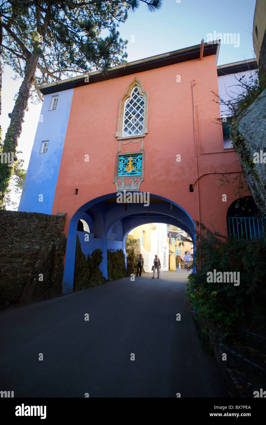 Portmeirion Porthmadog Gwynd Wales UK Stock Photo Alamy
