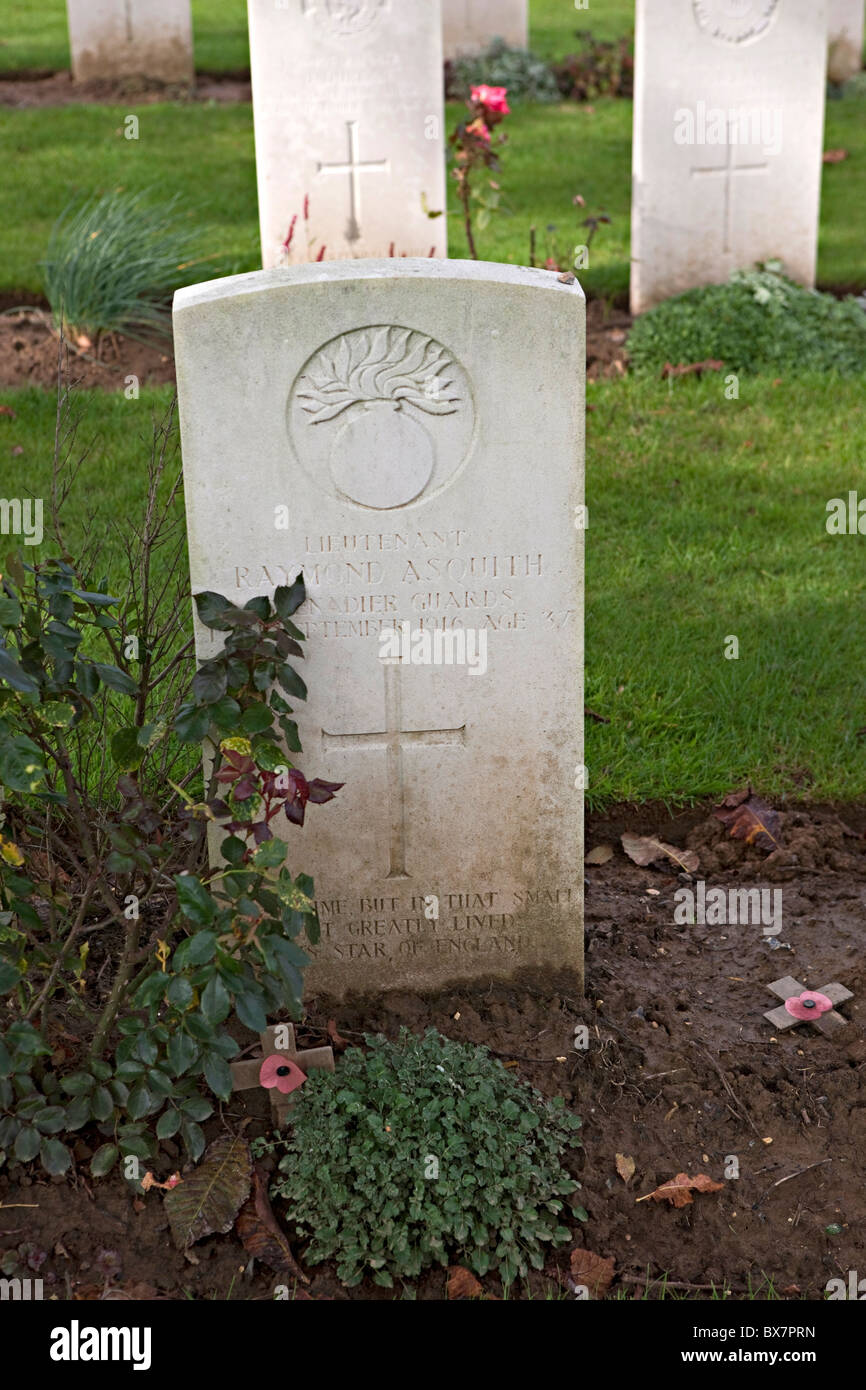 Raymond Asquith Grave Stock Photo Alamy