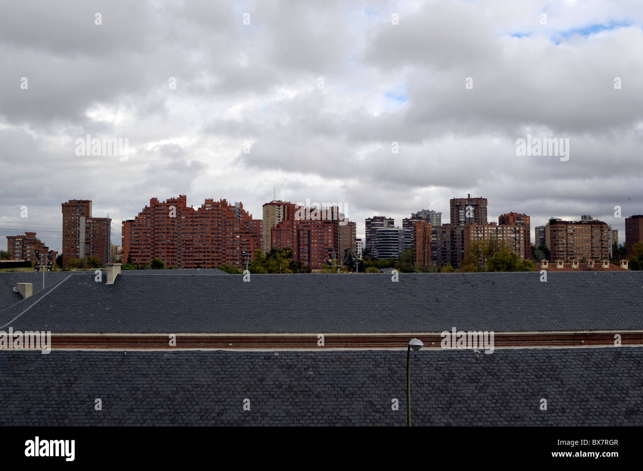Chamartin district in Madrid Stock Photo