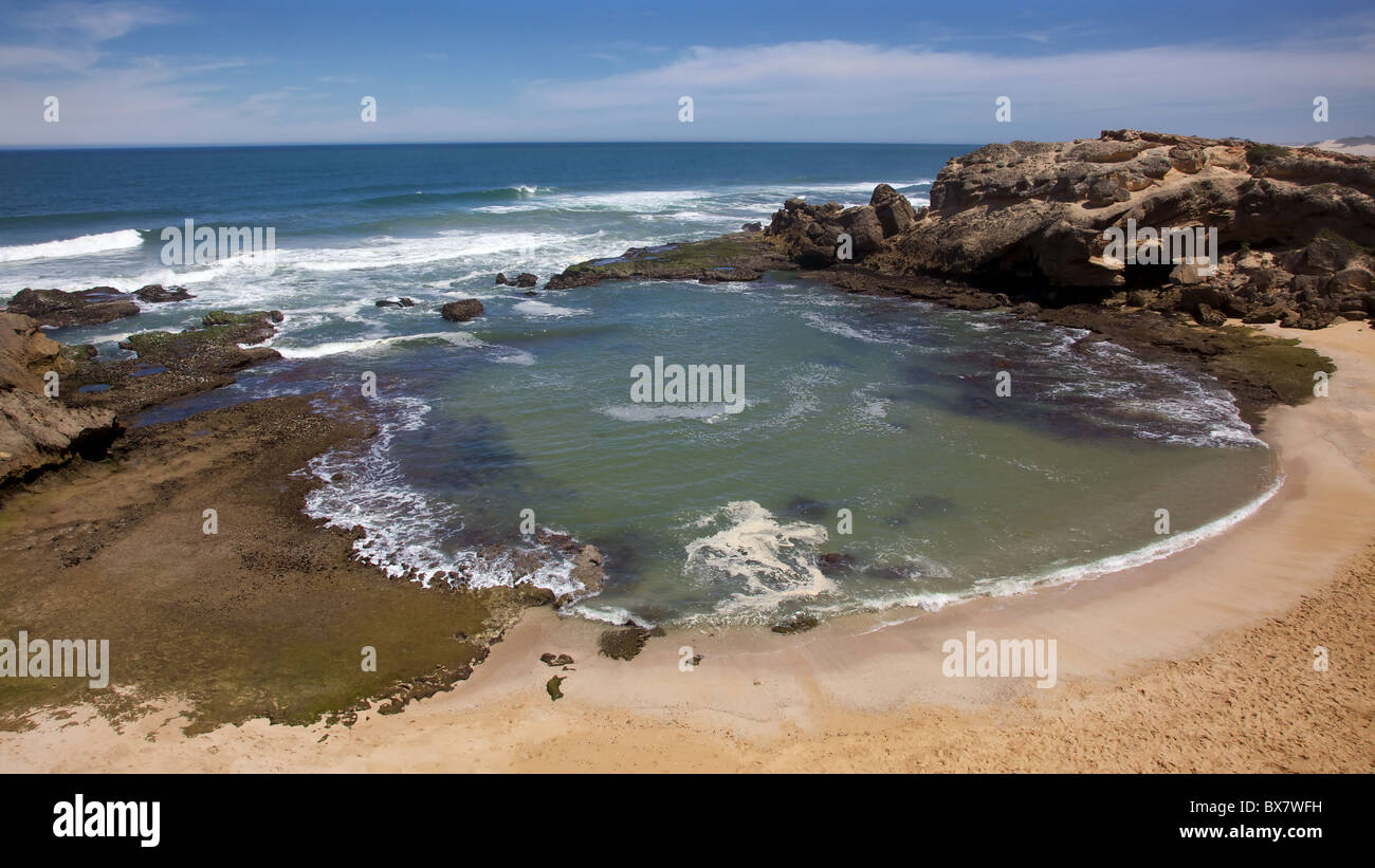Shelley Bay, a popular tidal pool at KentononSea, in South Africa's
