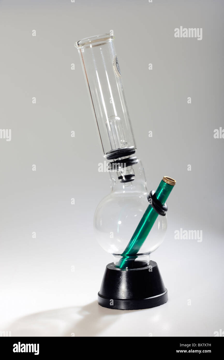 Water Bong for Smoking Weed Buds Close-up Stock Image - Image of