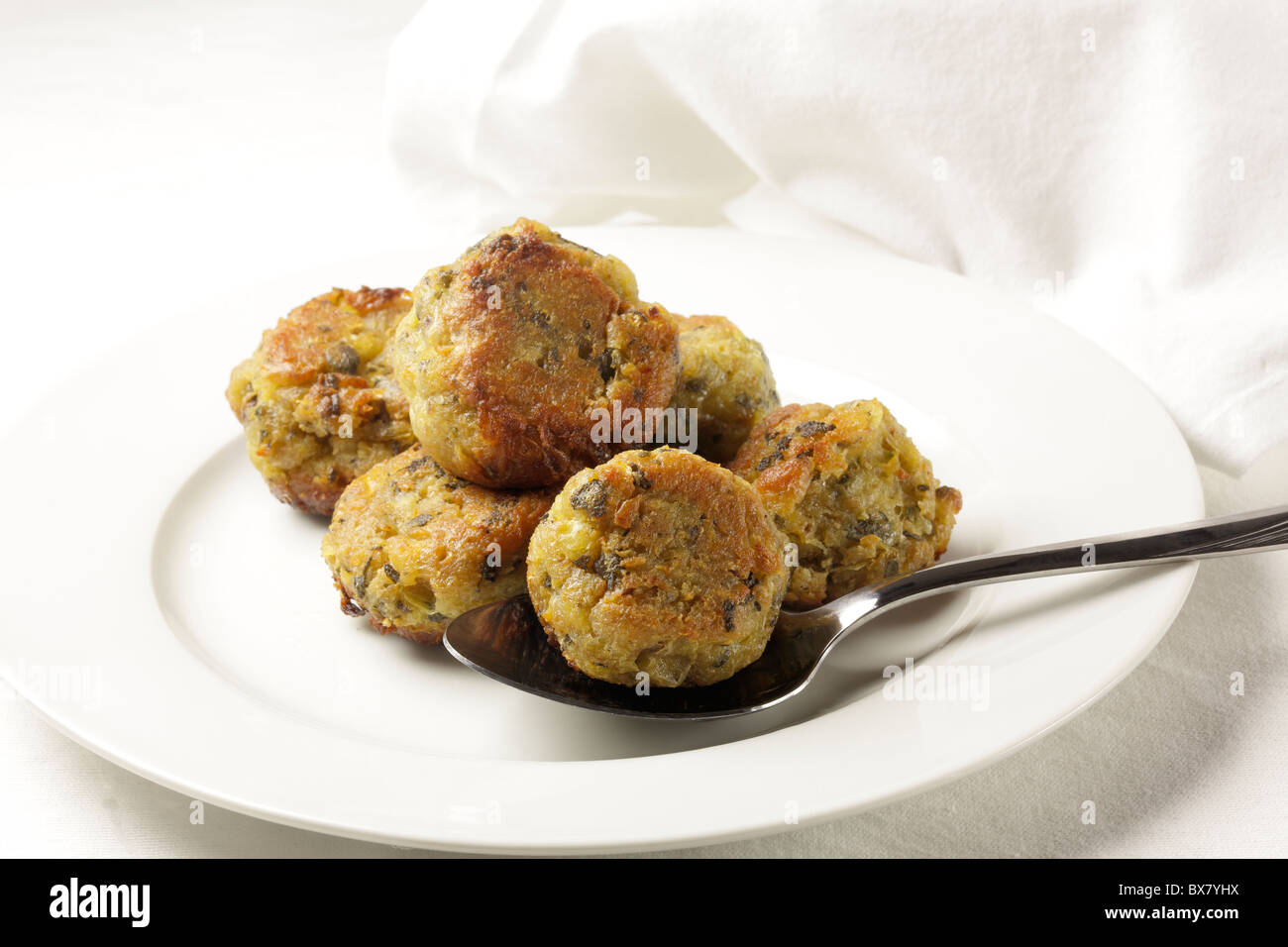 Sage and onion stuffing balls stock photo alamy