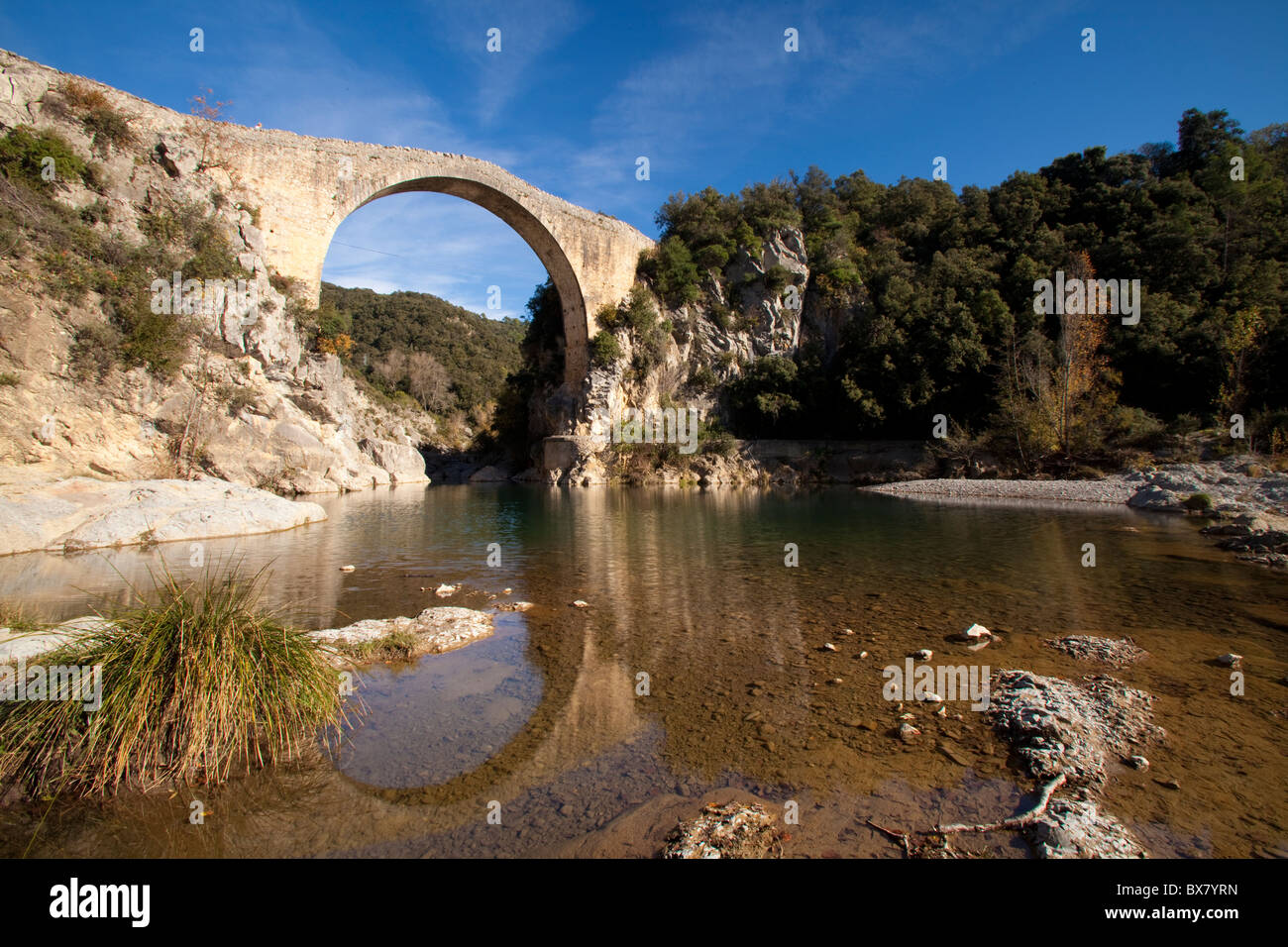 Bridge over Llierca River 14th Century , between Sadernes and