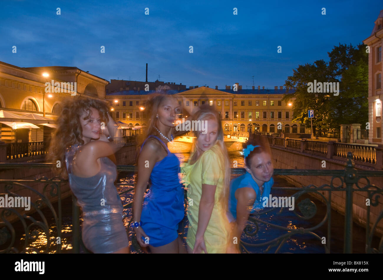 Russian girls St Petersburg Russia Stock Photo Alamy