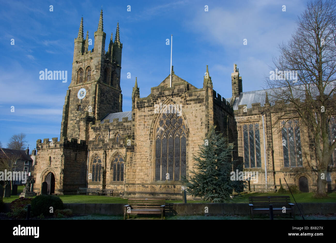Tideswell cathedral, Derbyshire,UK Stock Photo