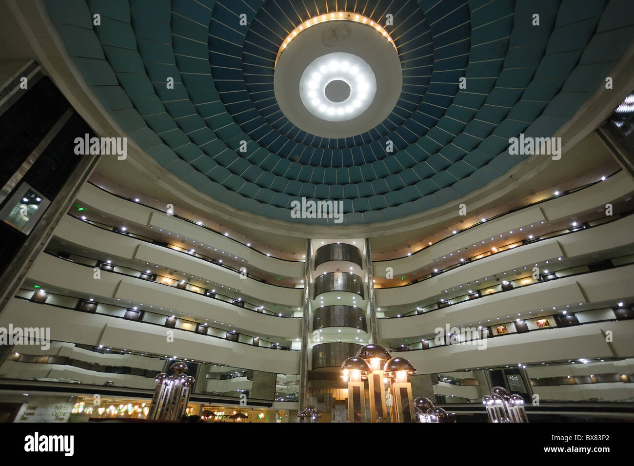 interior of luxurious hotel near new delhi, india Stock Photo