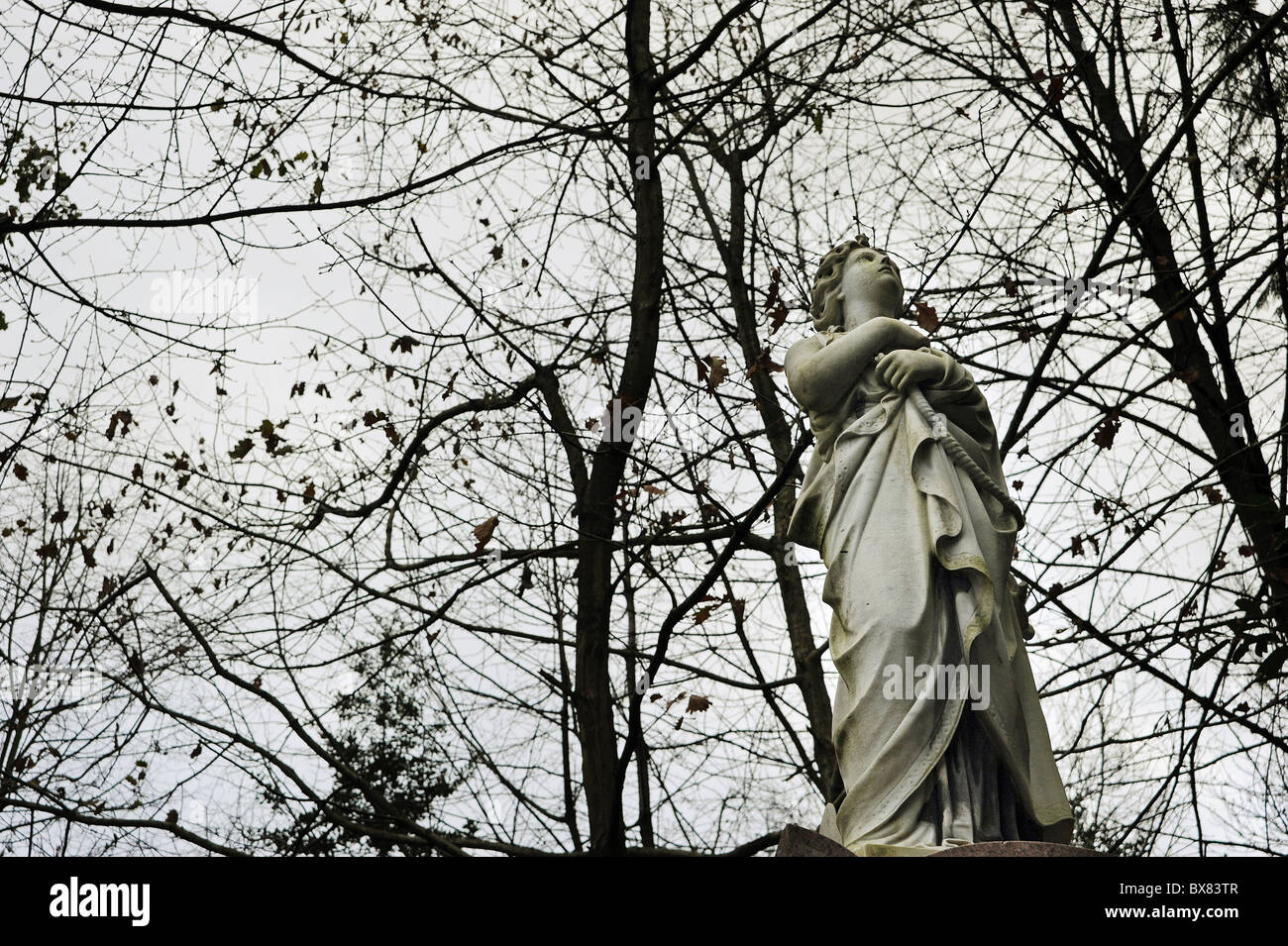 Statue at Highgate Cemetery, High Gate, London, England Stock Photo