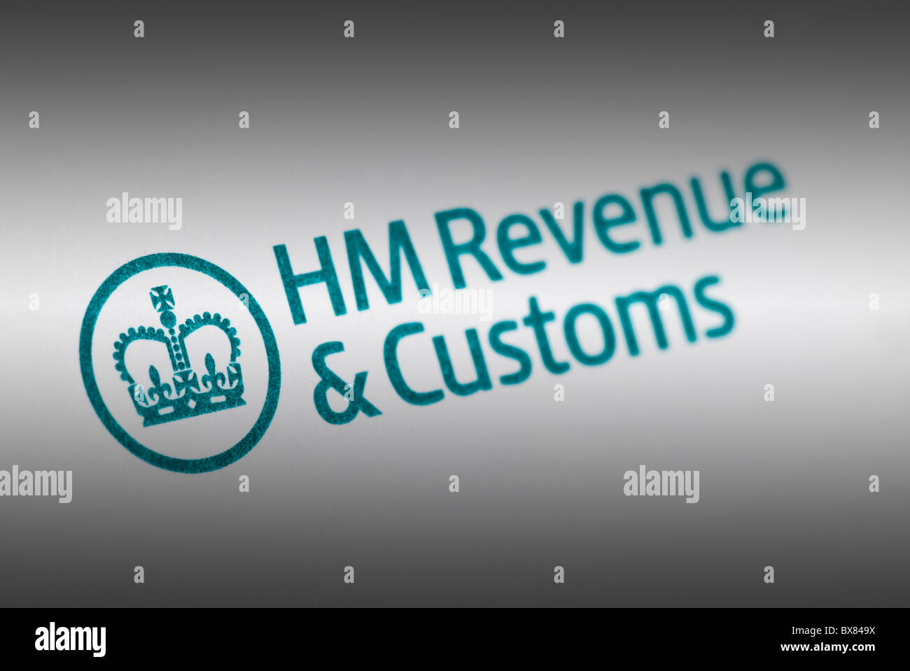 UK tax hm revenue & customs logo Stock Photo