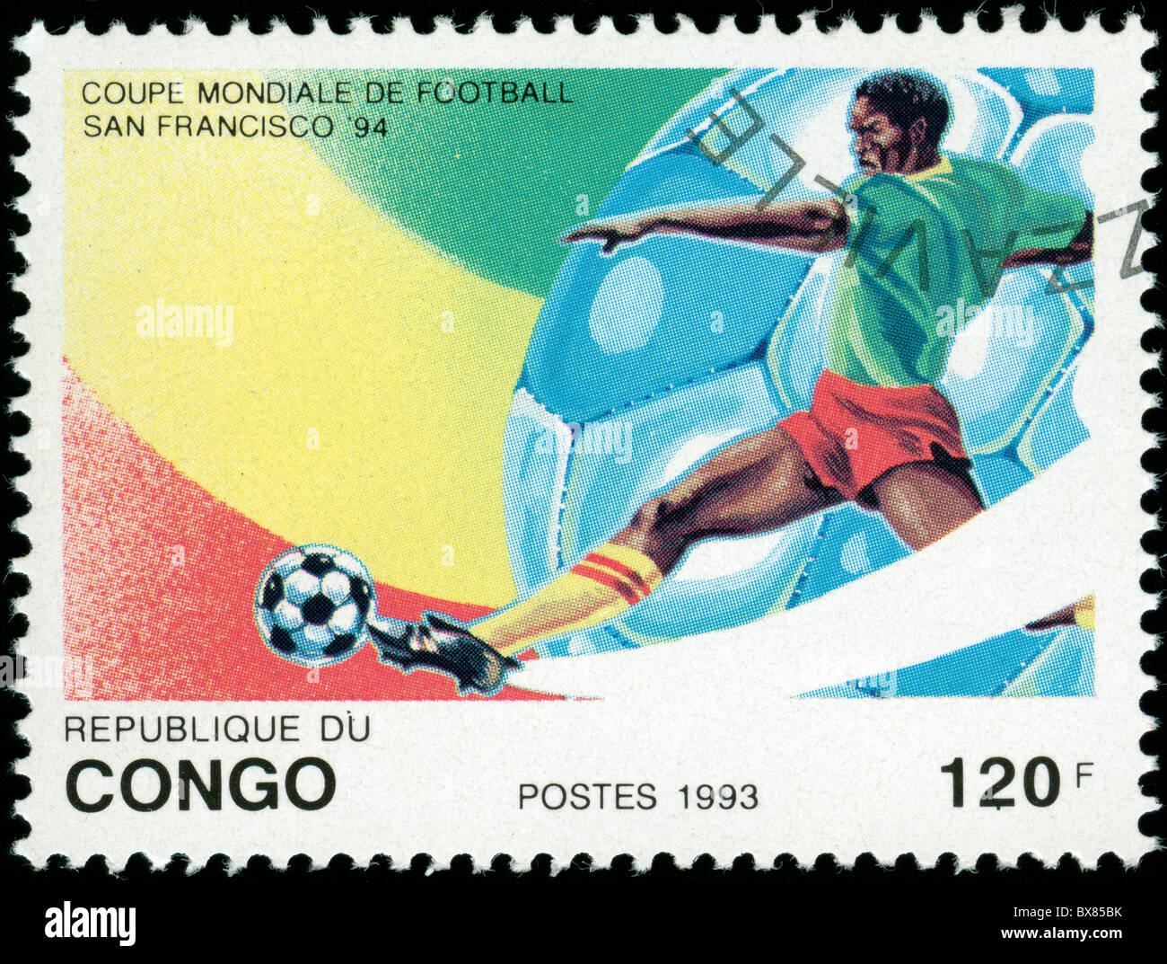Postage stamp from the Republic of Congo dated 1993 Stock Photo - Alamy