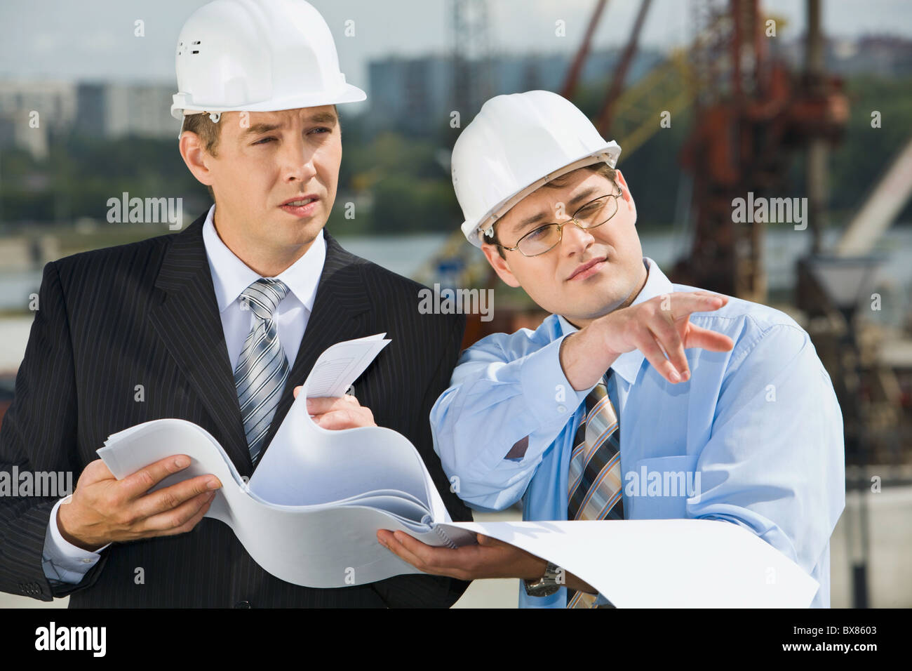 Leaders of the construction site hi-res stock photography and images ...