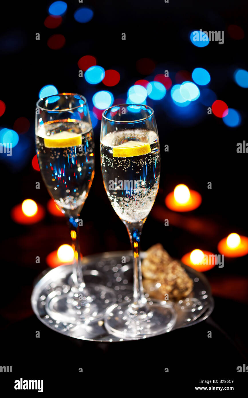 flutes of champagne Stock Photo Alamy