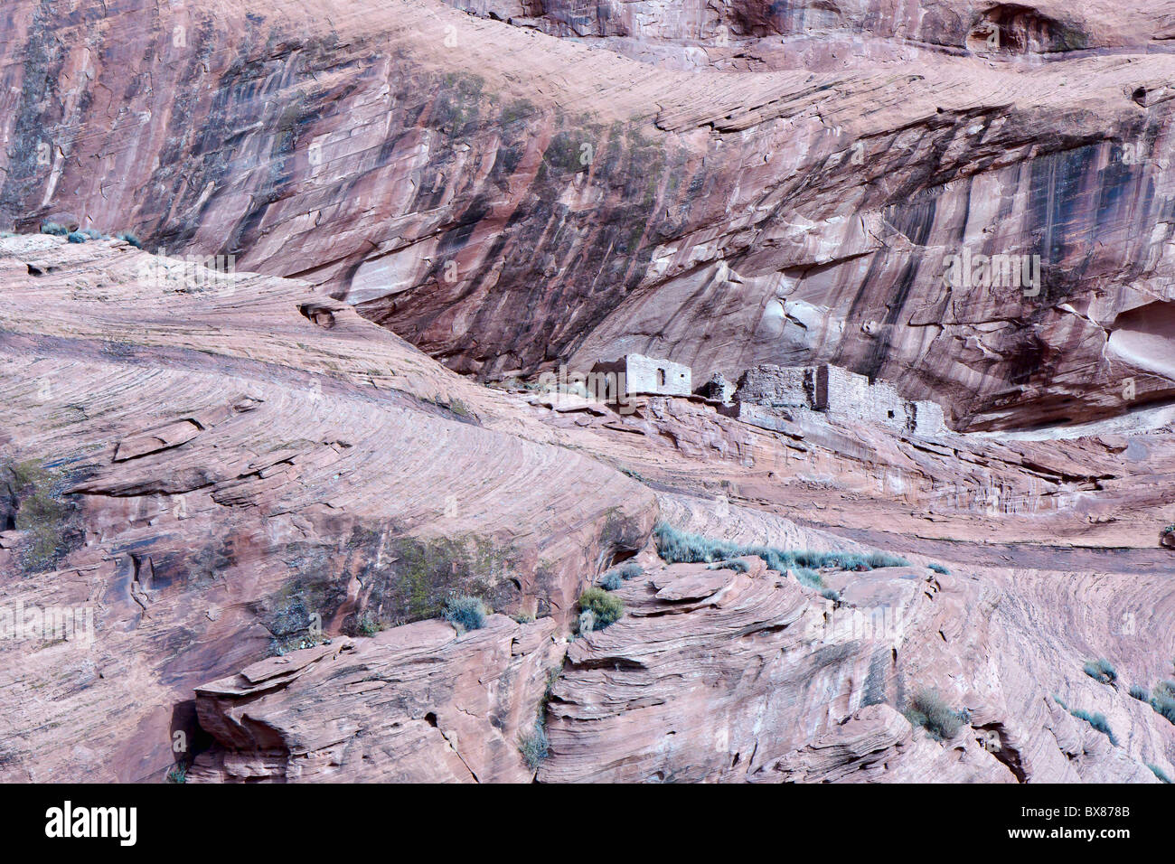 Old Indian dwellings Stock Photo