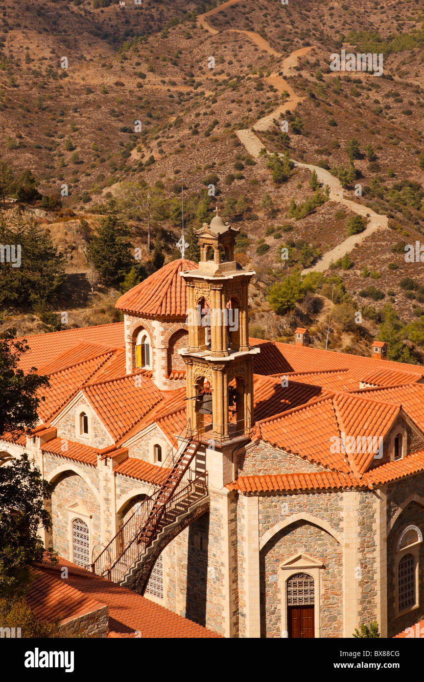 Panagia tou Machaira monastery and church, Troodos, Cyprus. Stock Photo