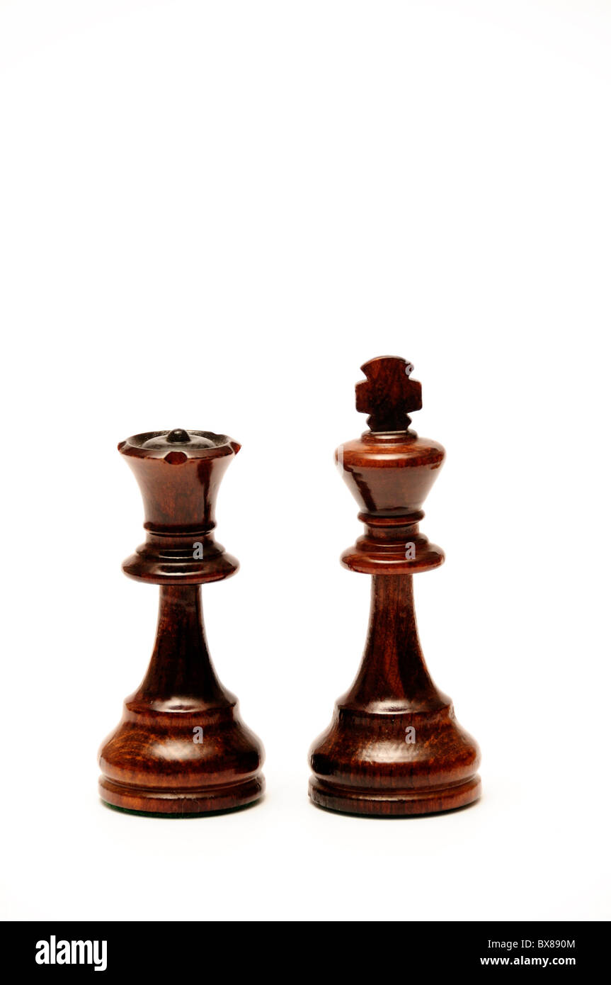 Chess king and queen hi-res stock photography and images - Alamy