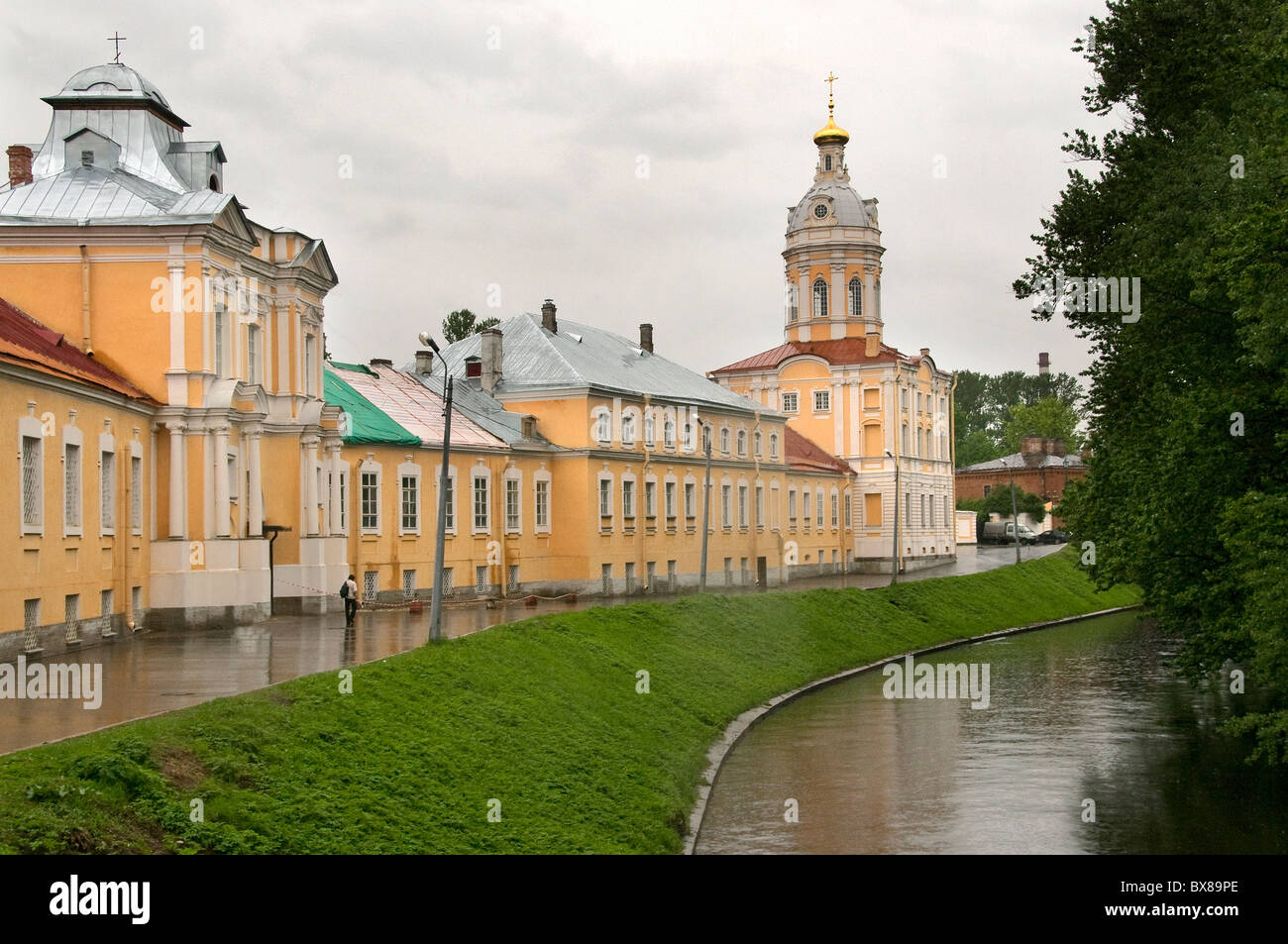 St Petersburg Alexander Nevsky Monastery Russia Stock Photo