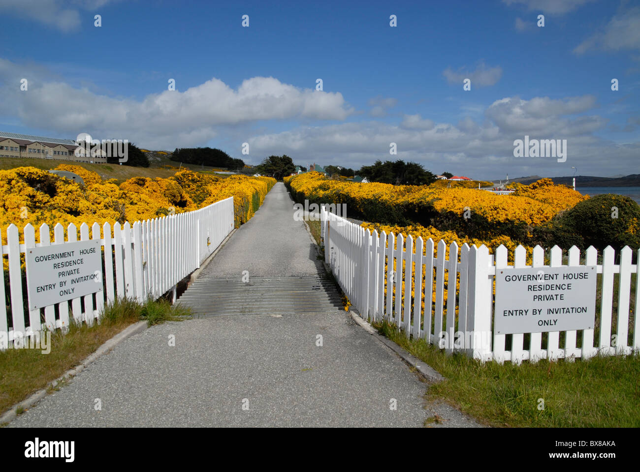 Government house stanley falkland islands hires stock photography and