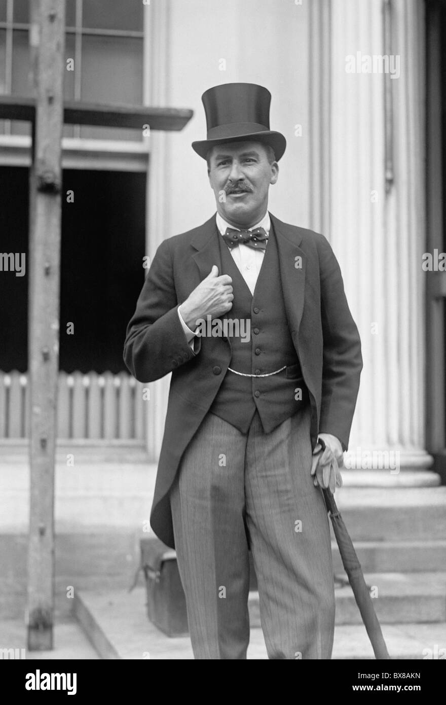 Vintage photo of Howard Carter (1874 - 1939) - the English archaeologist who discovered Tutankhamun's tomb in November 1922. Stock Photo