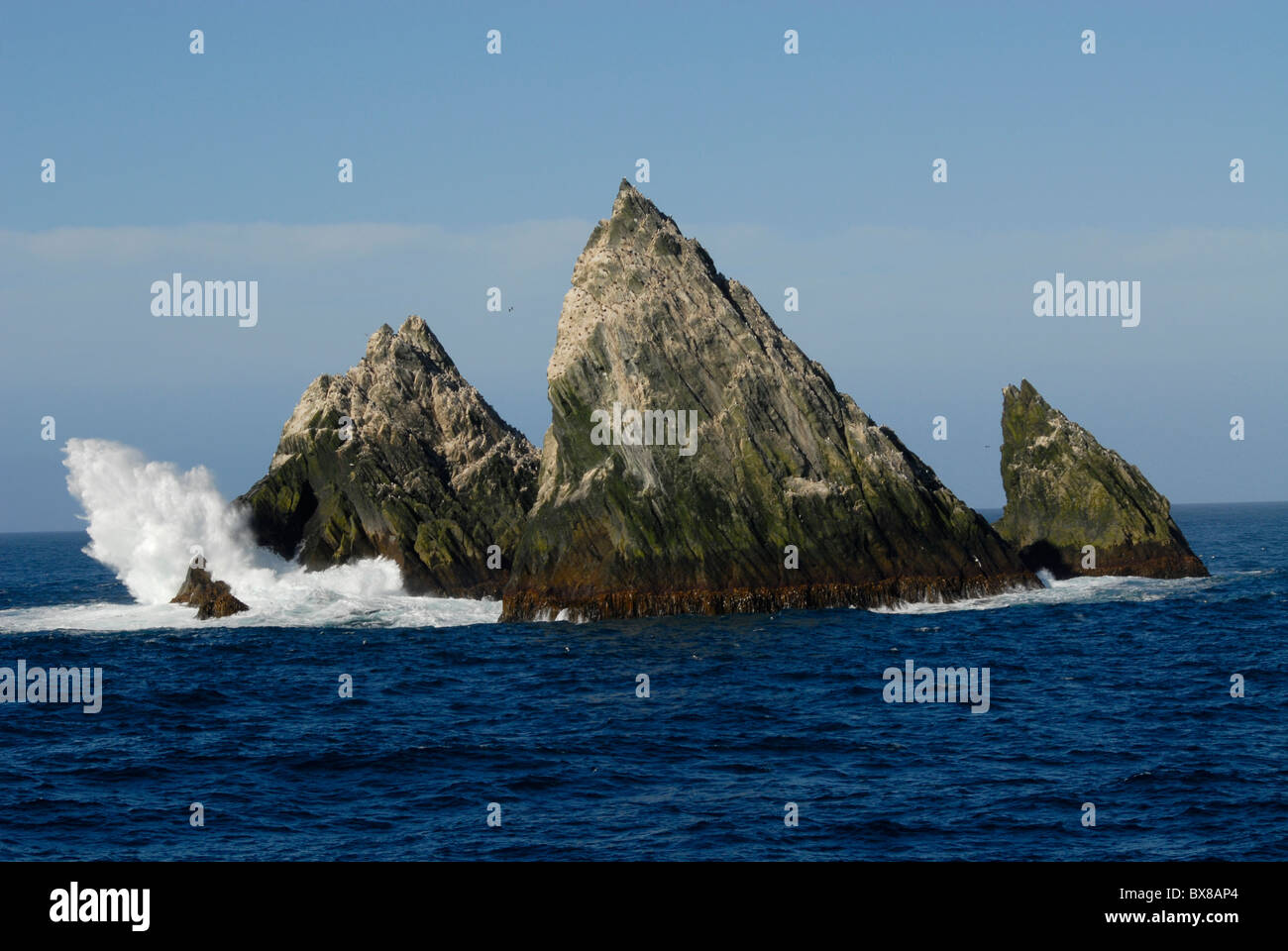 Shag Rocks, about 130 miles west of South Georgia in the southern ...