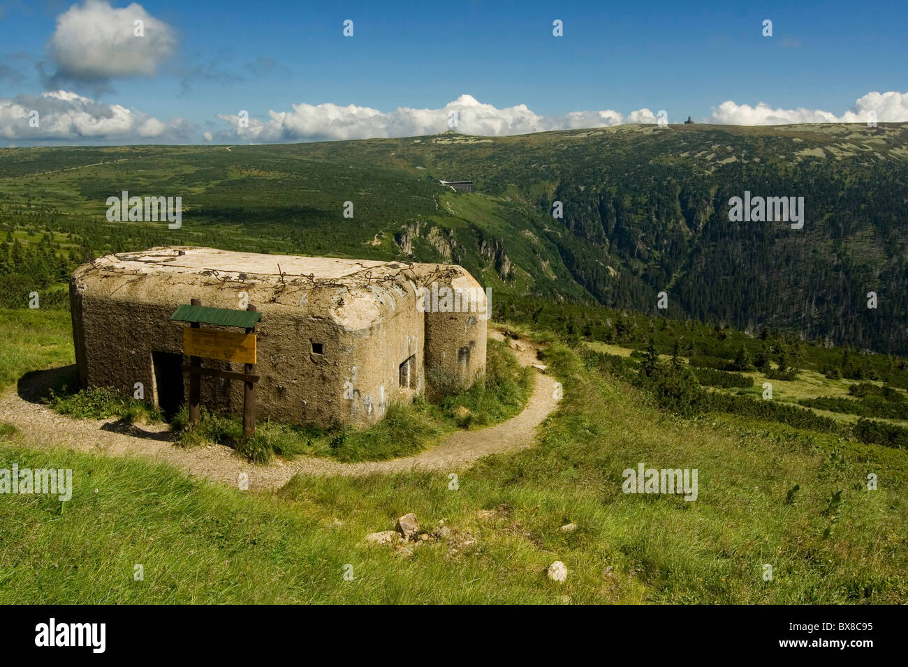 the blockhouse in mountain Stock Photo Alamy