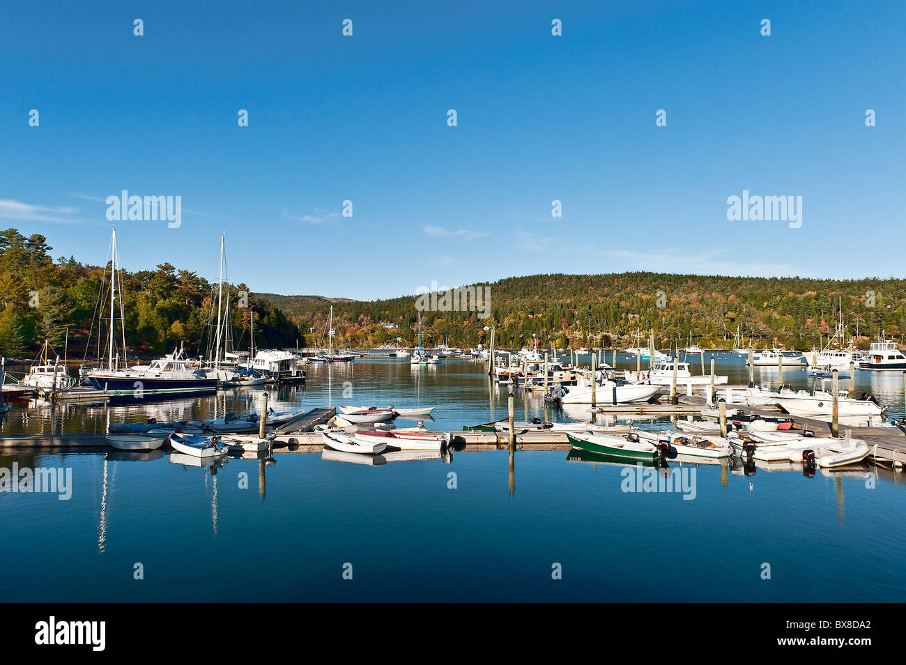 Northeast Harbor, Maine, USA Stock Photo