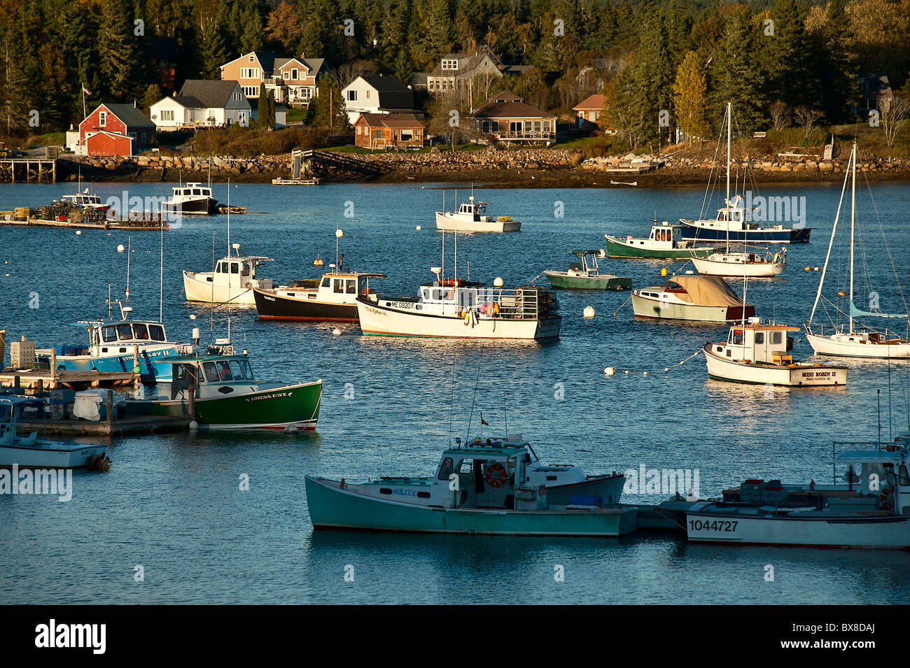 Northeast Harbor, Maine, USA Stock Photo