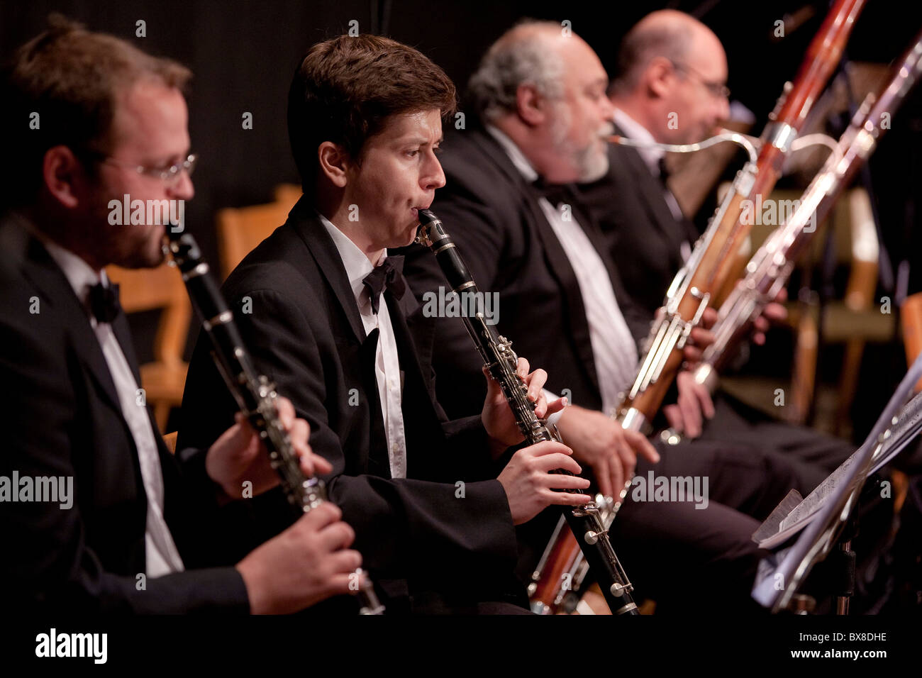 Ashdod Symphony Orchestra conducted by Mark Wallach Stock Photo