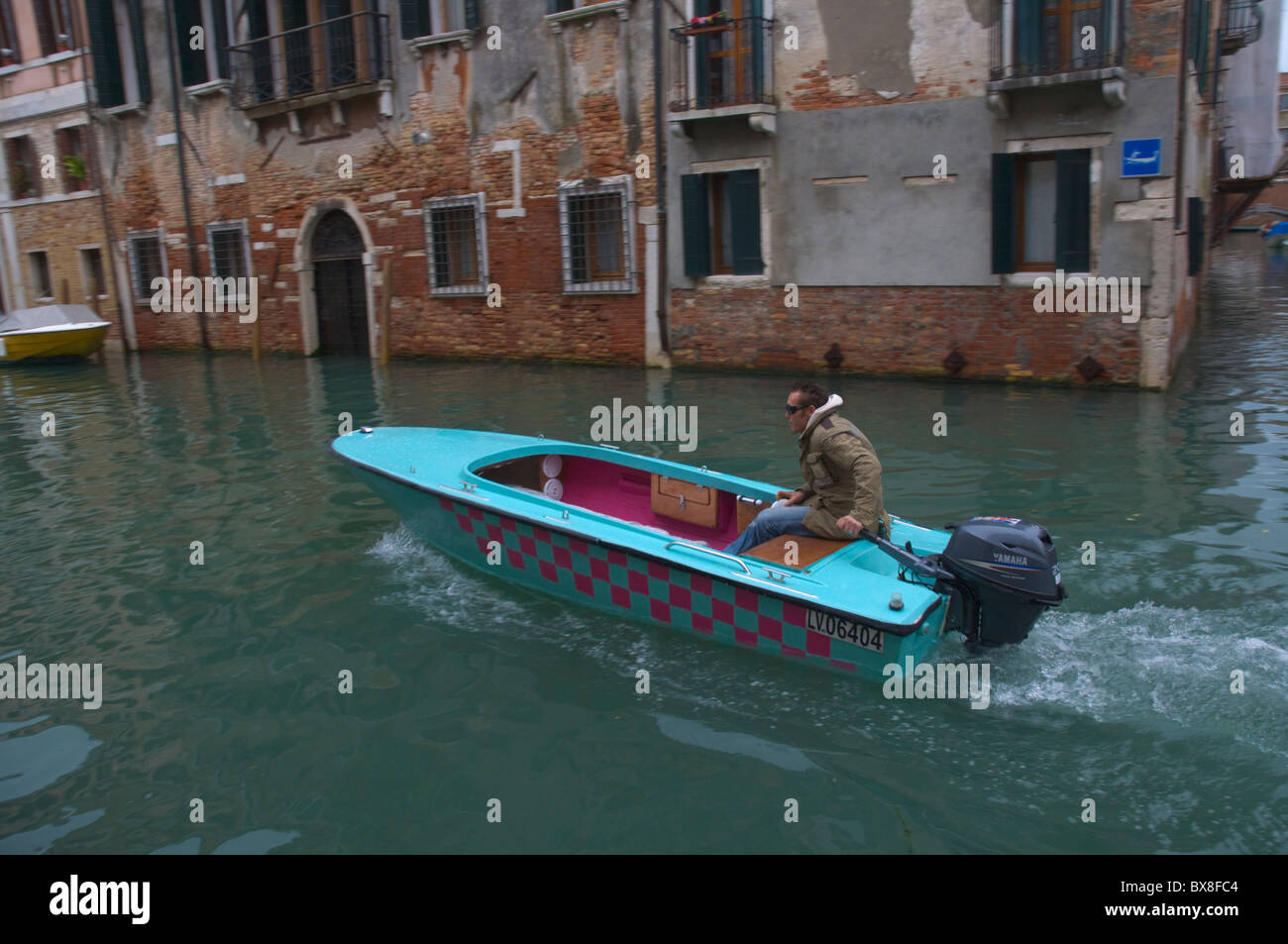 Venice italy boat motorboat hi-res stock photography and images - Alamy