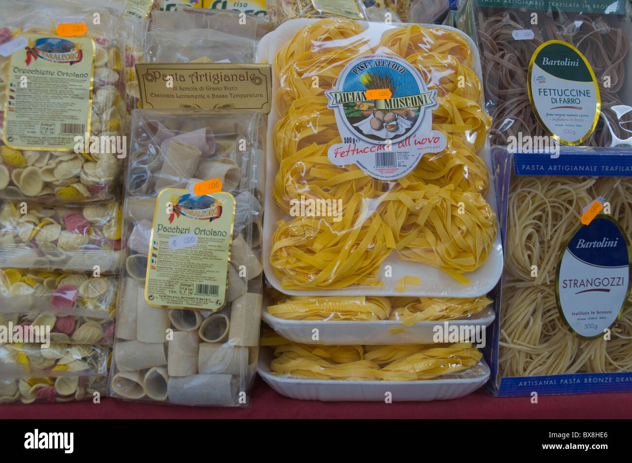 Pasta at Campo de Fiori market centro storico central Rome Italy Europe  Stock Photo - Alamy
