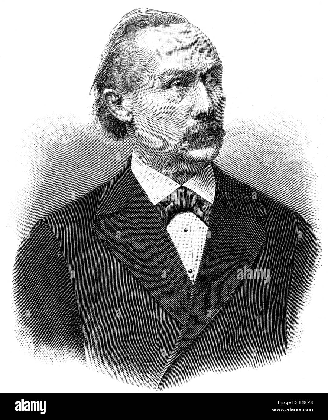 Heiser, Wilhelm, 1816 - 1897, German composer, portrait, wood engraving ...