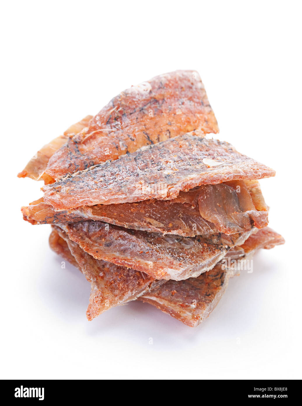 Dried fish snack Stock Photo