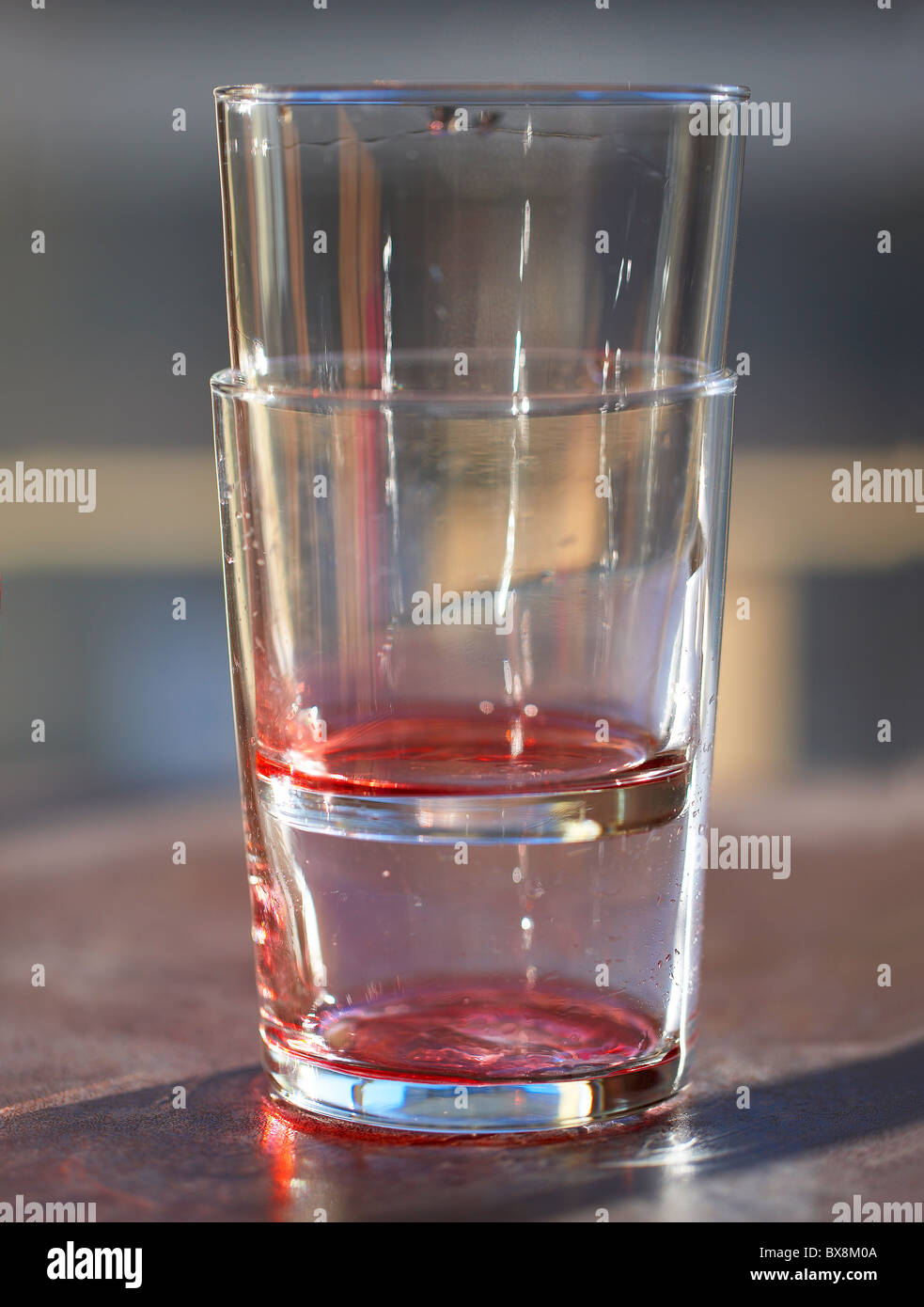 glass of squash Stock Photo Alamy
