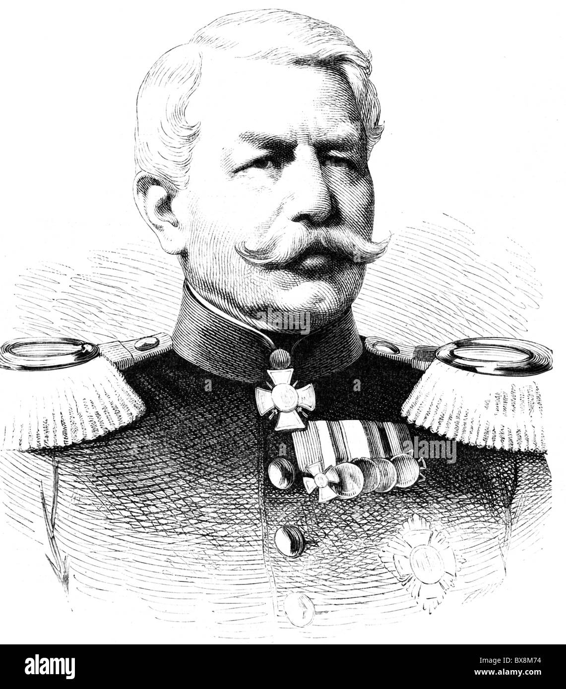 Muelbe, Gustav von der, 11.12.1831 12.2.1917, Prussian general