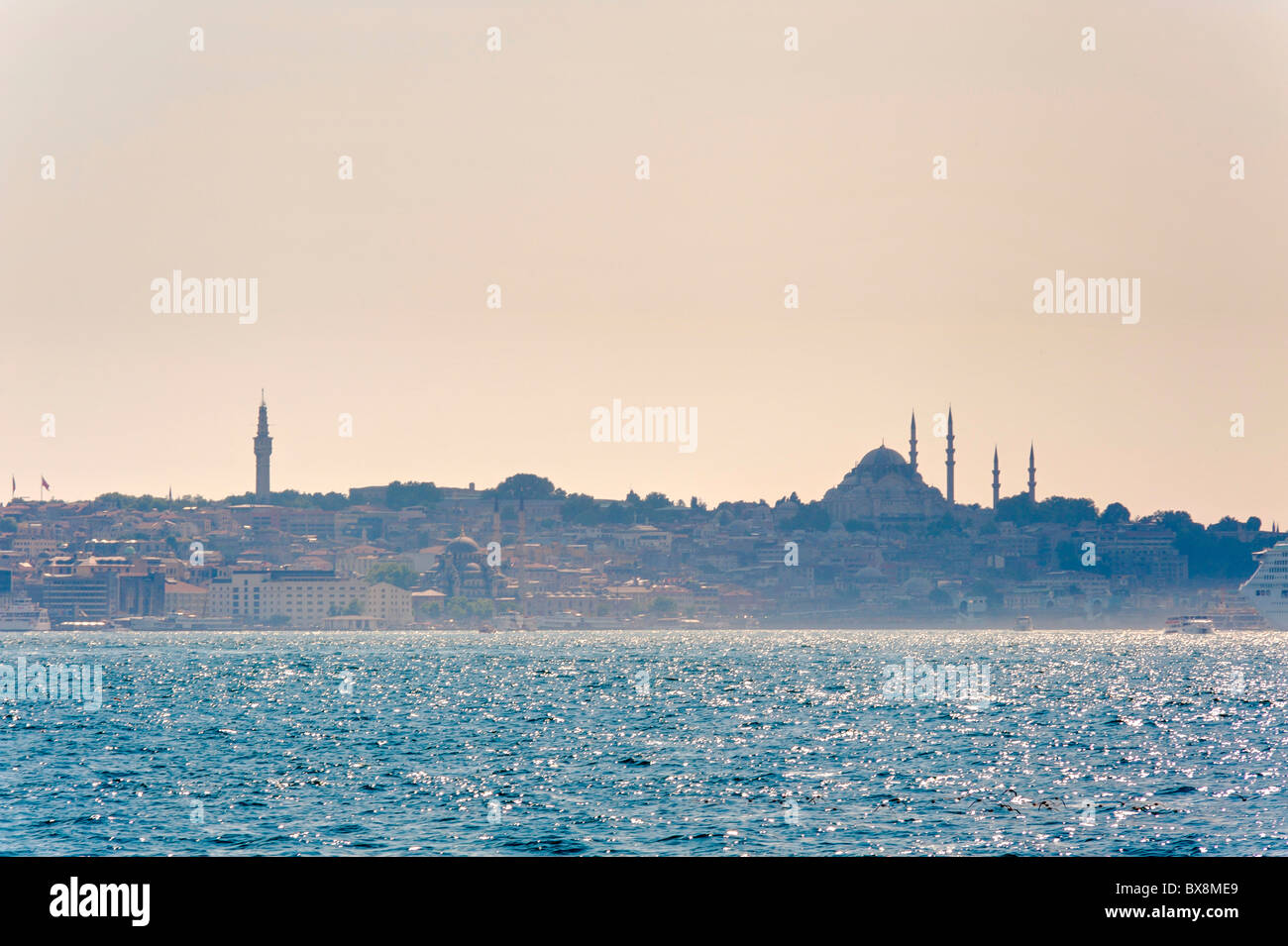 Bosphorus river view of the city of Istanbul Turkey Stock Photo Alamy