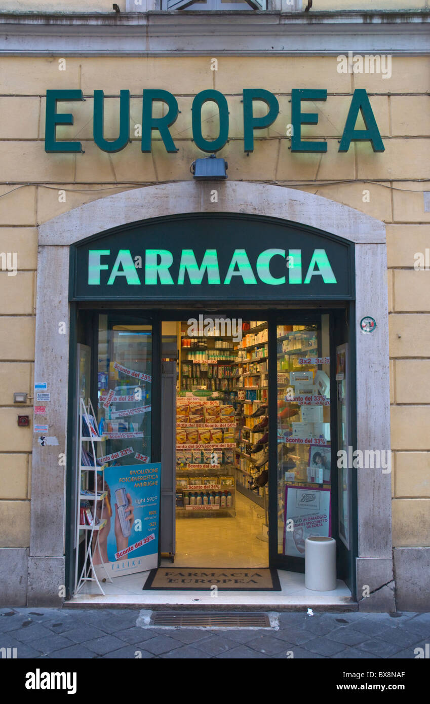 Pharmacy sign rome italy europe hires stock photography and images Alamy