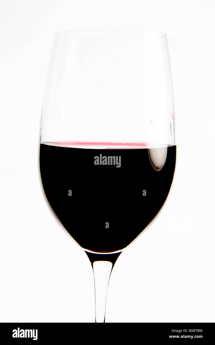 Red Wine with Two Units of Alcohol in a Wine Glass Stock Photo - Alamy