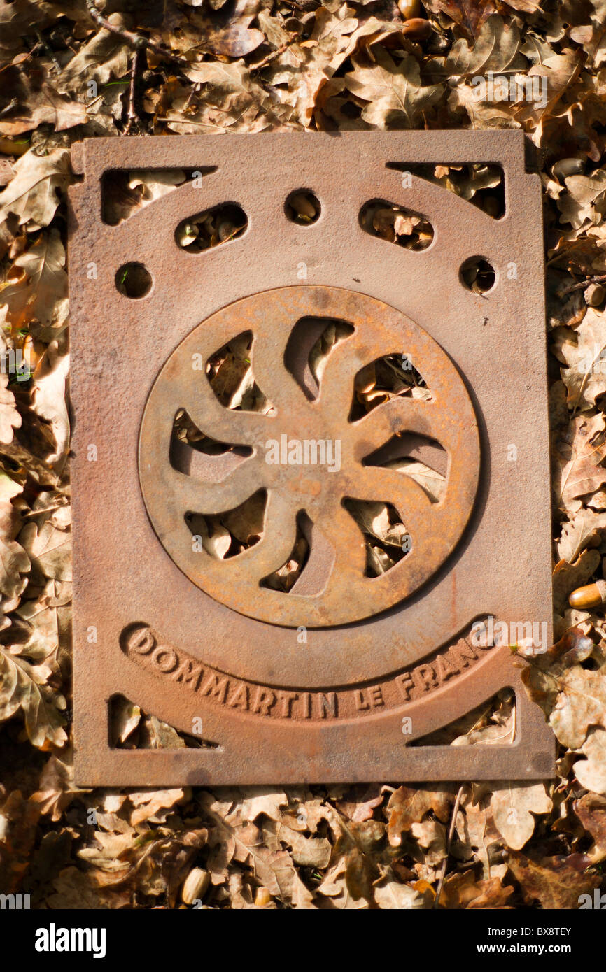 Wood burning oven plate Stock Photo Alamy