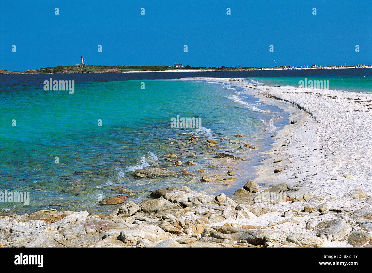 France, Brittany, Finistere, Glenans archipelago, Guiriden and Penfret ...