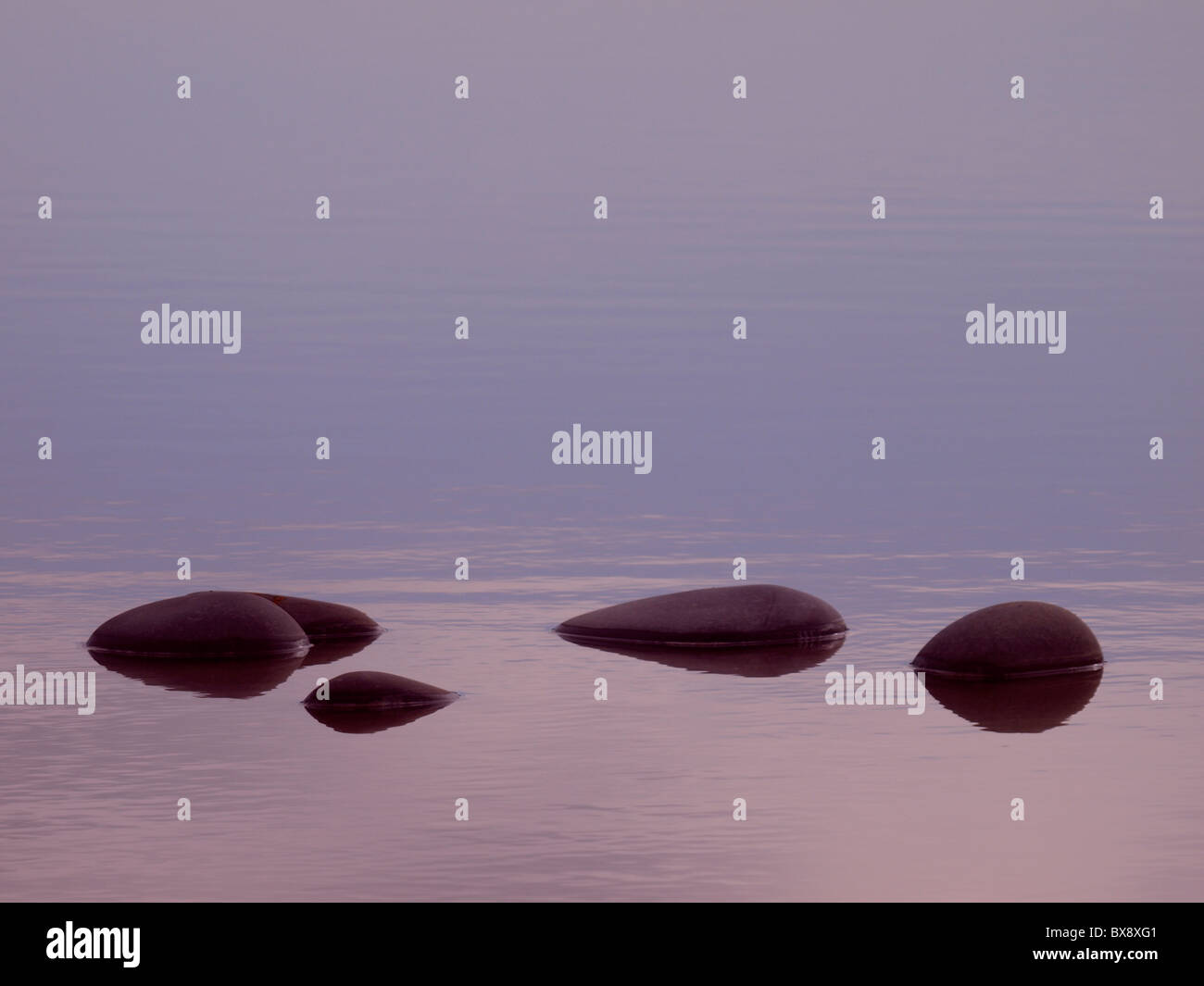 Reflection lake pebbles hi-res stock photography and images - Alamy