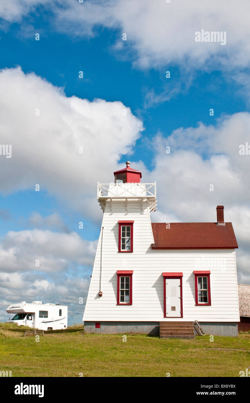 Rustico Harbour, Prince Edward Island. North Rustico Harbour Lighthouse