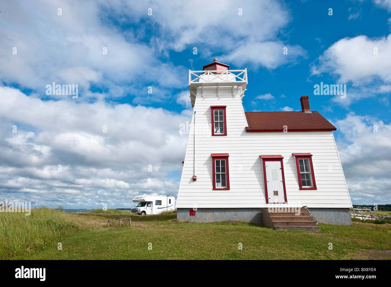 Rustico Harbour, Prince Edward Island. North Rustico Harbour Lighthouse