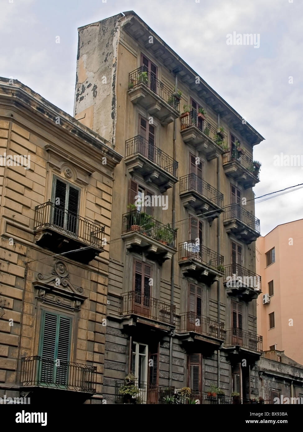 house in Palermo Stock Photo Alamy