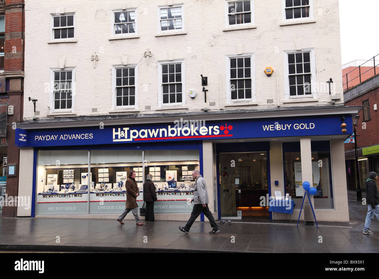 H&T Pawnbrokers in Nottingham, England, U.K. Stock Photo
