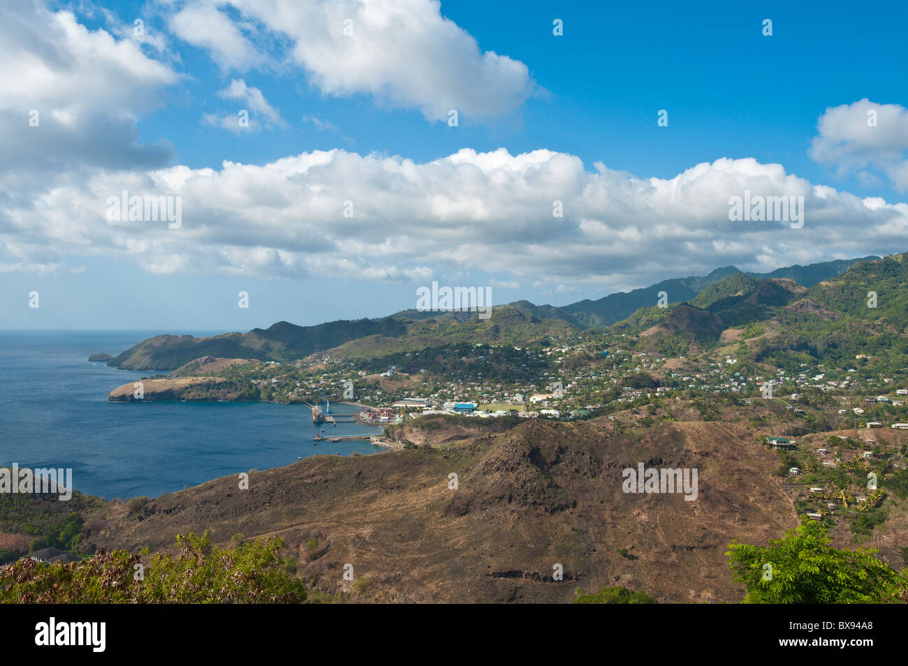 Leeward coast, St. Vincent & The Grenadines. Stock Photo