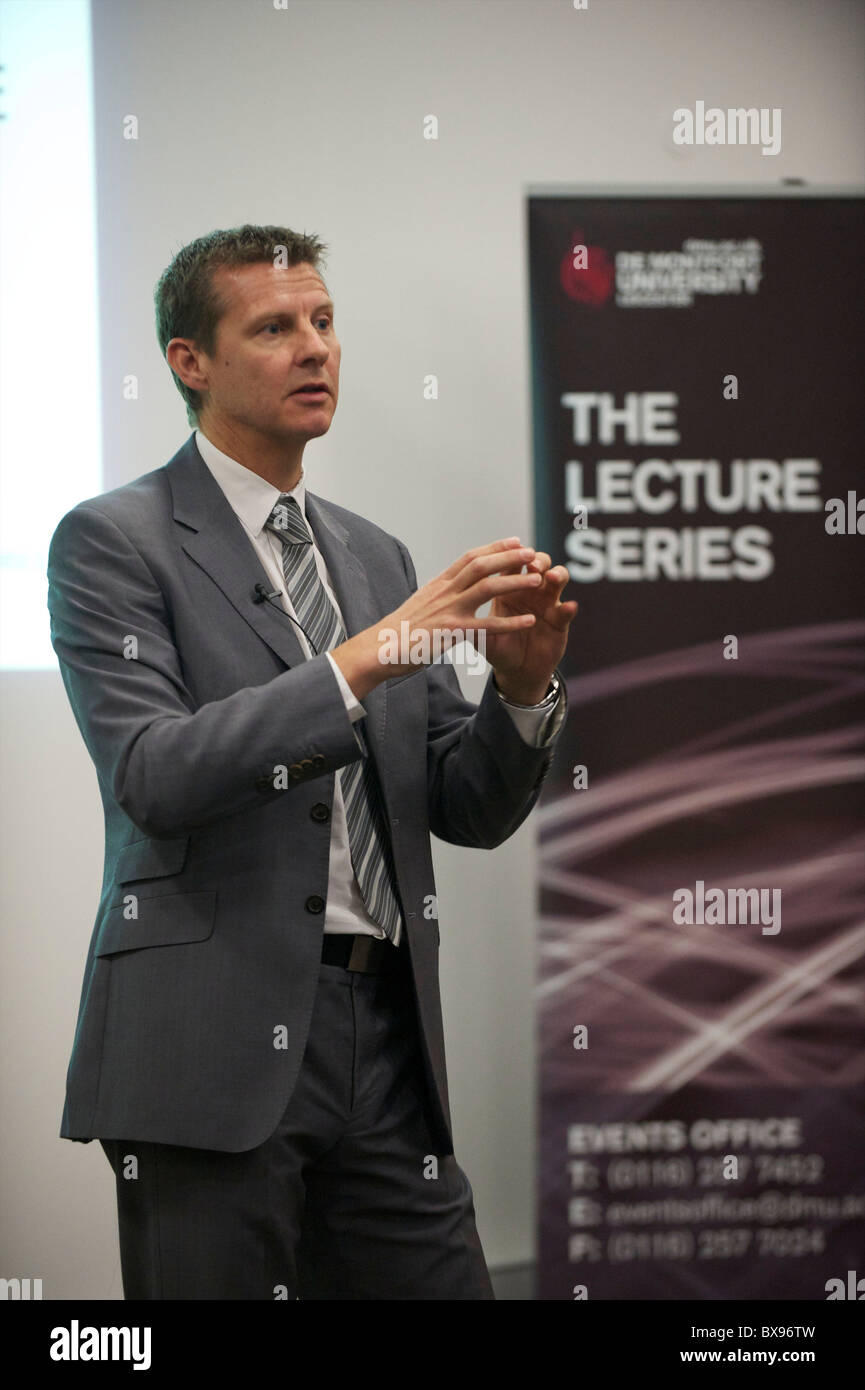 Gold medalist Steve Cram delivered a lecture as part of De Montfort ...