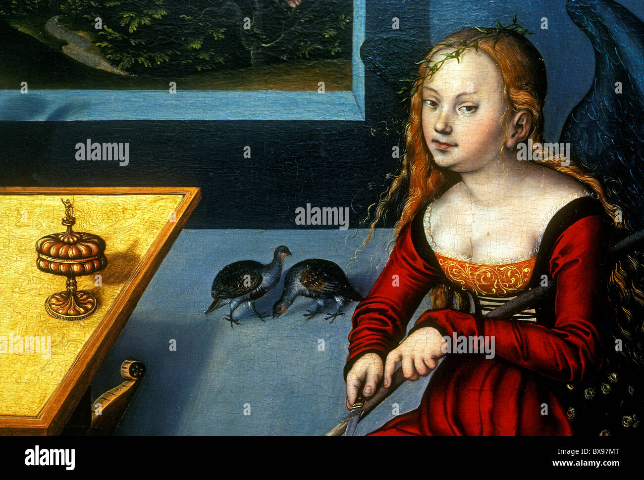 La Melancolie 1532 Lucas Cranach The Elder Painting On Wood Unterlinden Museum Musee D Unterlinden Colmar France Stock Photo Alamy