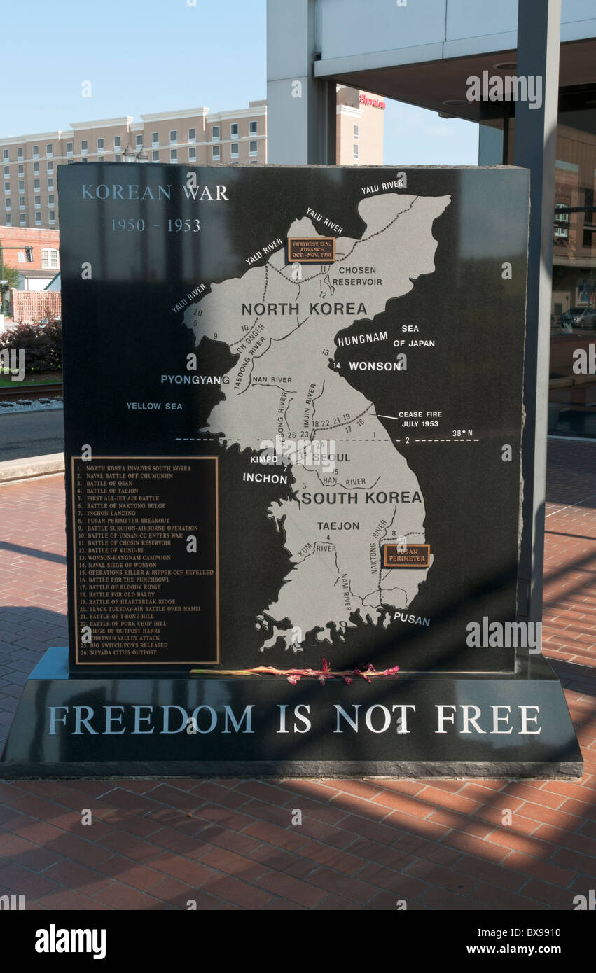 Korean war map hi-res stock photography and images - Alamy