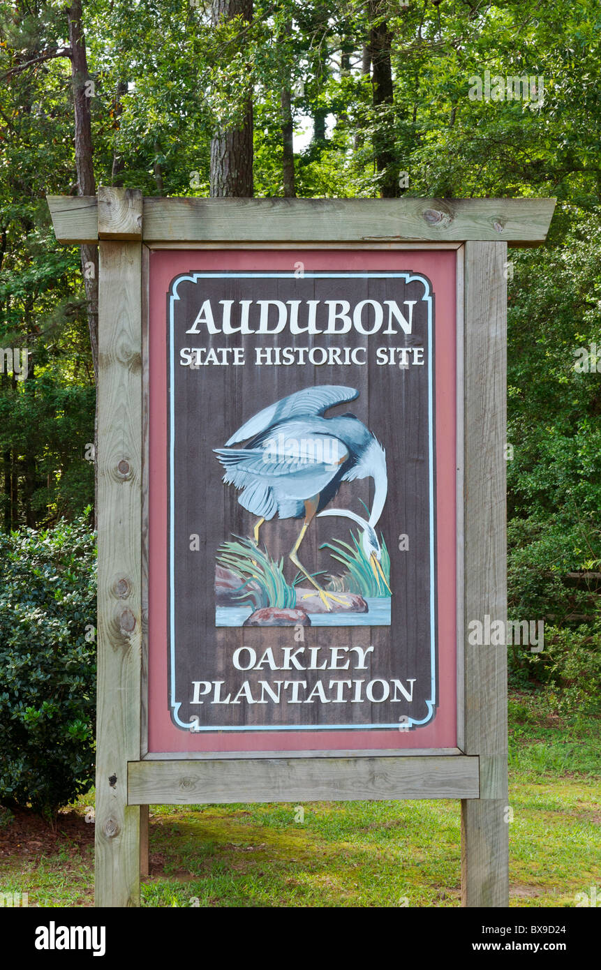 Audubon State Historic Site home of Oakley Plantation c.1806 Stock