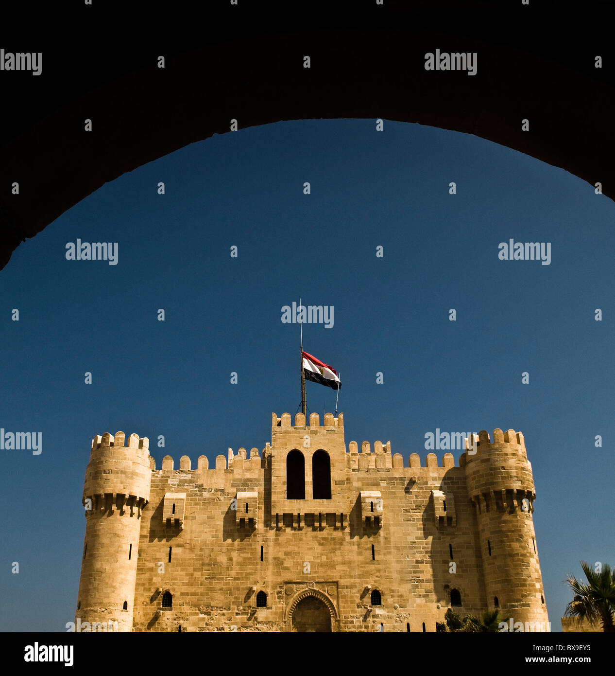 Fort Qaitbey in Alexandria Stock Photo Alamy