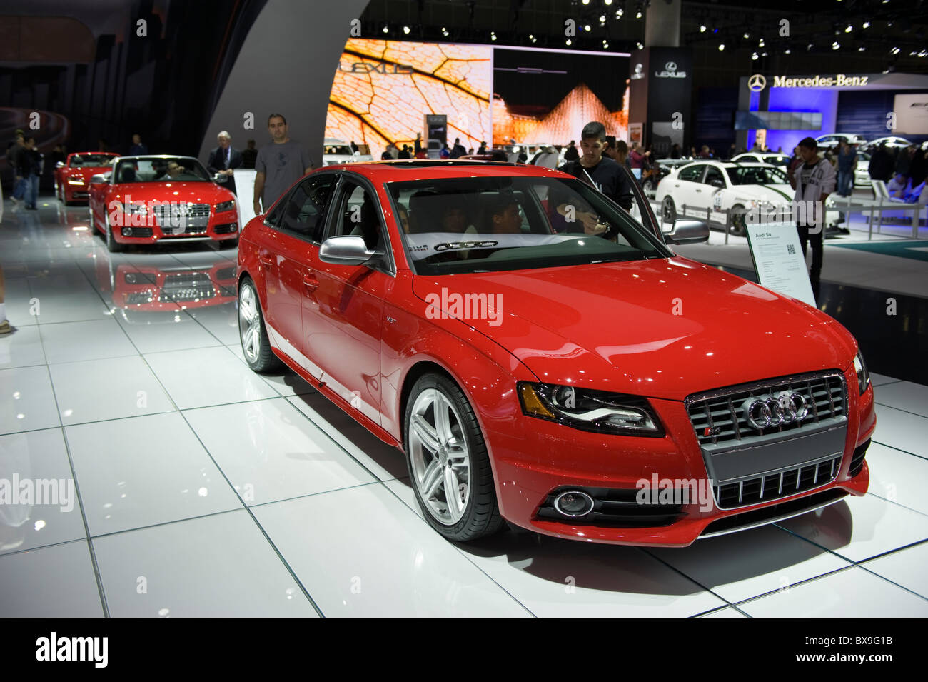 Audi S4 at the 2010 LA Auto Show in the Los Angeles Convention Center